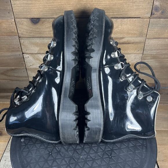 Dr.Martens Womens Size 7 Holt Black Leather Mountain Lace Up Ankle Boots - Picture 8 of 10